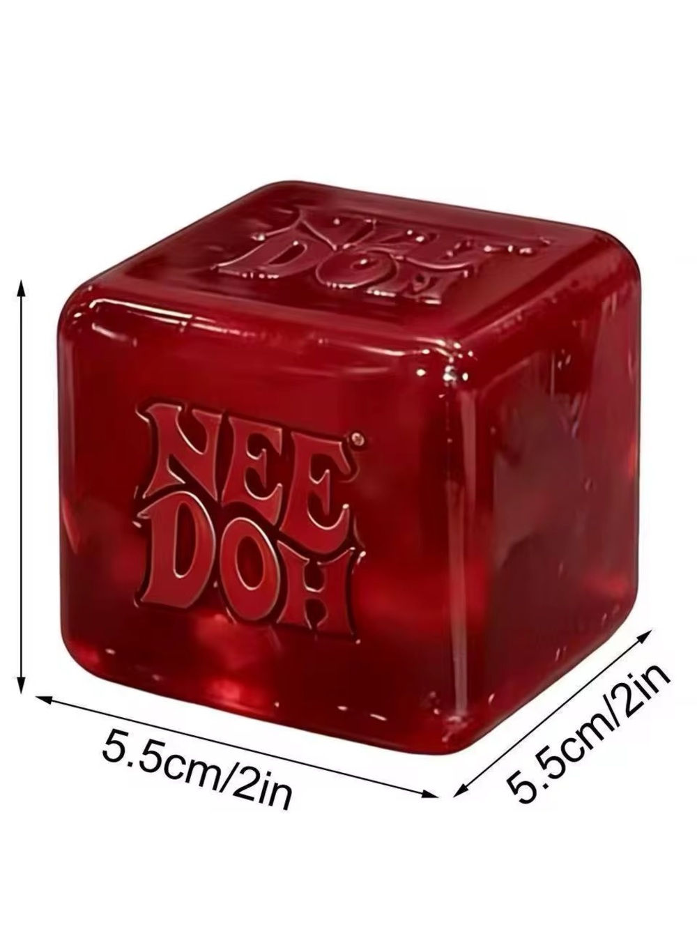 Dr Pepper NeeDoh Nice Cube - Squeezable Stress Relief Toy - Picture 2 of 7